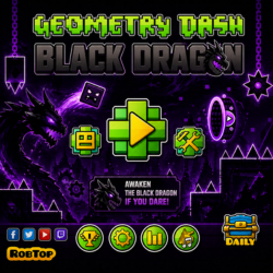 Geometry Dash Black Dragon